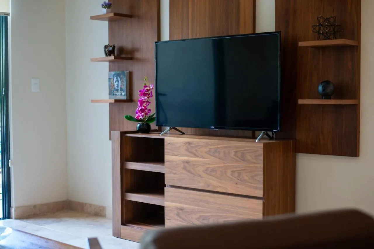 Tropical Elegance: Luxurious Apt With Pool View Tulum 0*,  Mexico