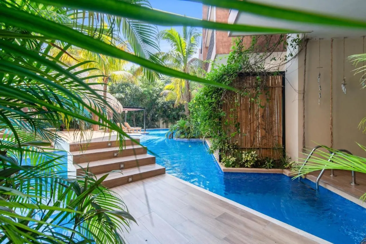 Tropical Elegance: Luxurious Apt With Pool View Tulum Mexico