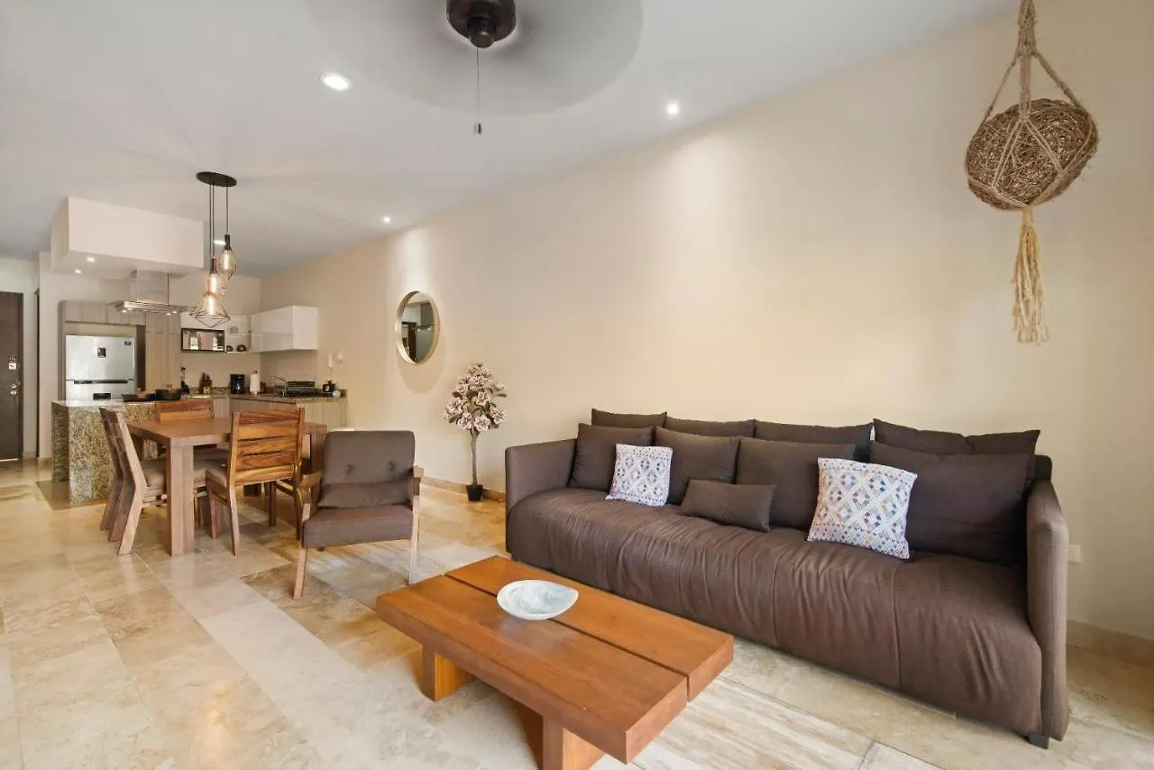 Tropical Elegance: Luxurious Apt With Pool View Tulum Mexico